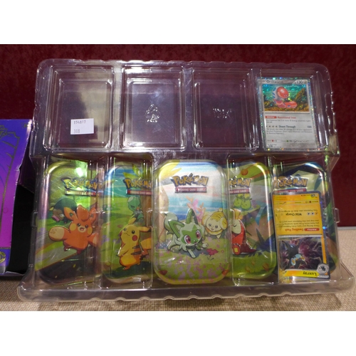 3104 - Pokemon Mini Tins & Pokemon Elite Trainer Box (318-53,54) *This lot is subject to VAT