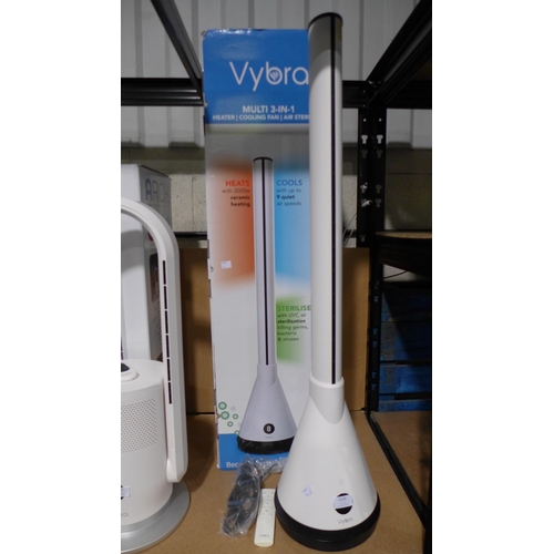 3109 - Vybra 3 In 1 Heater (with remote) Original RRP £149.99 + VAT (317-676) *This lot is subject to VAT