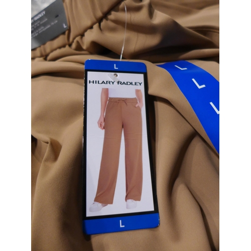 3115 - Quantity of Ladies Hilary Radley wide leg portobello coloured trousers - mixed sizes *This lot is su... 