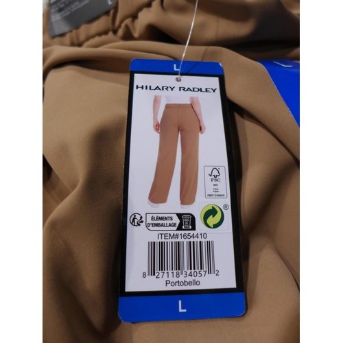 3115 - Quantity of Ladies Hilary Radley wide leg portobello coloured trousers - mixed sizes *This lot is su... 