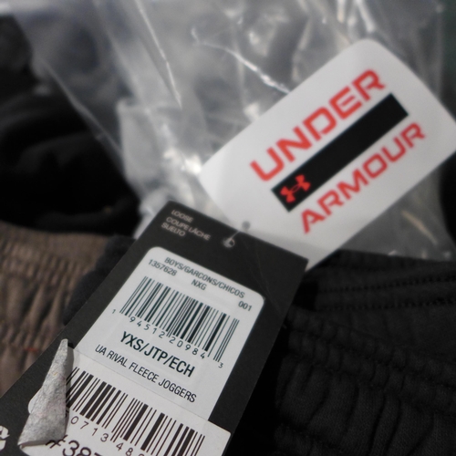 3122 - Quantity of Boy's Under Armour loungewear - Mixed sizes and colours *This lot is subject to VAT