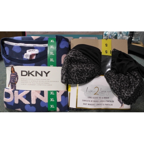 3180 - Quantity of Ladies PJ's and Loungewear to include: DKNY - various sizes & styles  *This lot is subje... 