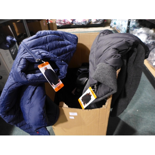 3182 - Assortment of Men's coats, jackets, jumpers and fleeces - mixed sizes/styles  *This lot is subject t... 