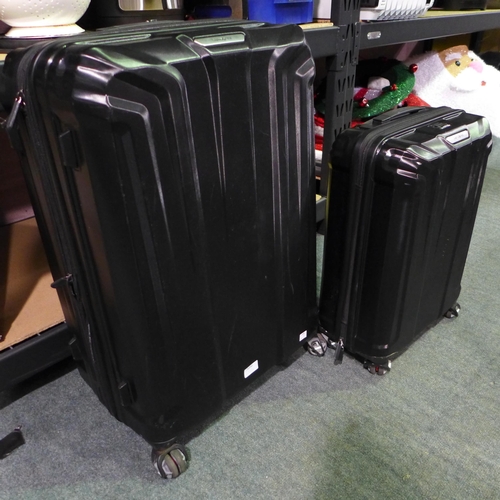 3390 - Samsonite Endure 2-piece Hardside Suitcases (damaged) Original RRP £119.99 + VAT (318-221) *This lot... 