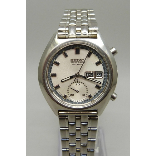 1004 - A gentleman's Seiko automatic wristwatch (6139) with stainless steel strap