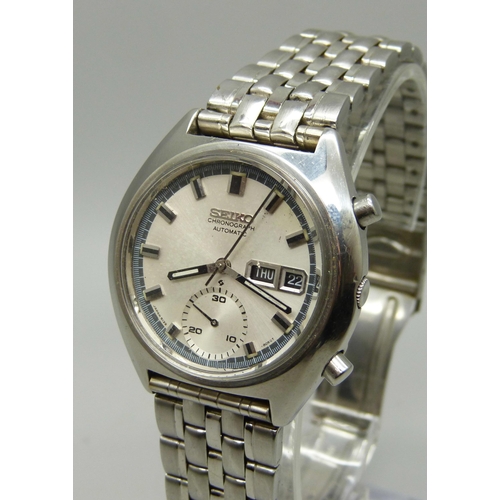 1004 - A gentleman's Seiko automatic wristwatch (6139) with stainless steel strap