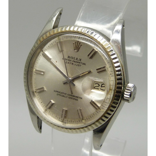 1013 - A gentleman's Rolex Oyster Perpetual Datejust wristwatch, 2806154, 1601, with original bracelet stra... 