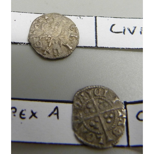 1084 - Three Edward I silver farthings, 1272-1307