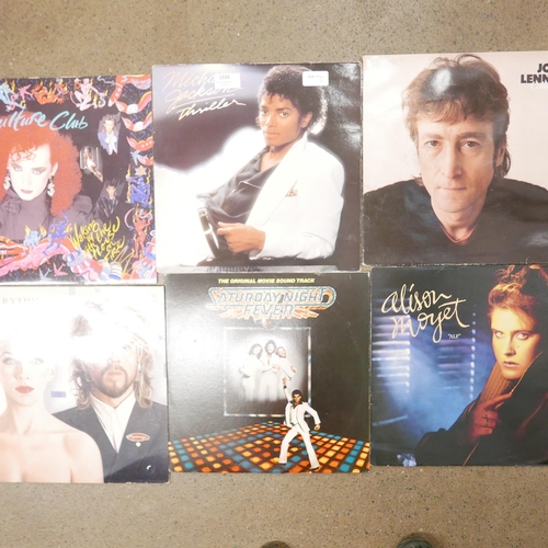 1226 - A collection of LP records, Culture Club, Blondie, Eurythmics, ABBA, Adam Ant, etc. **PLEASE NOTE TH... 