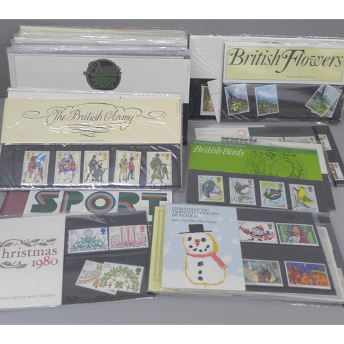 704A - Over 60 Royal Mail mint stamp packs