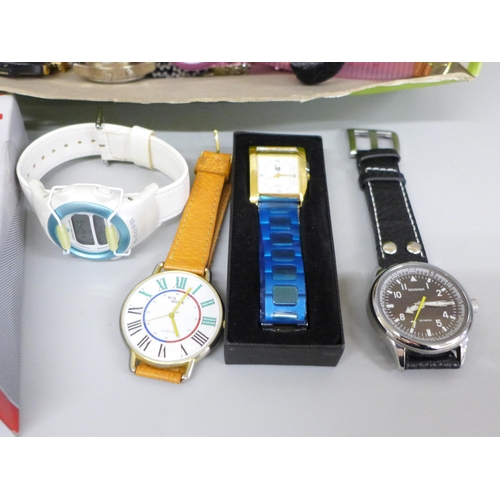 711 - Assorted wristwatches including Krug-Baumen chronograph, Dolce & Gabbana chronograph, Rotary and Sei... 