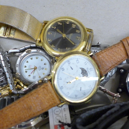 711 - Assorted wristwatches including Krug-Baumen chronograph, Dolce & Gabbana chronograph, Rotary and Sei... 