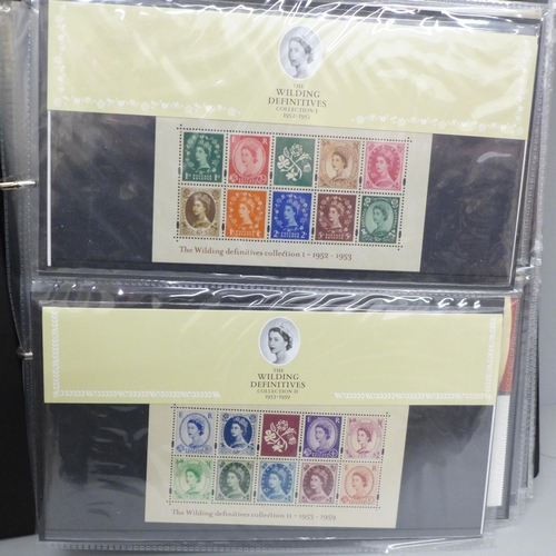 713 - Stamps; an album of GB presentation packs (40)