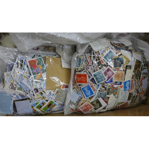 729 - Two boxes of stamps