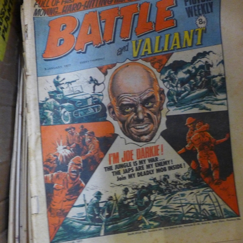 750 - Approximately 130 vintage War and other comics