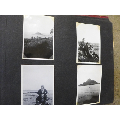 A box of photographs including Wollaton Colliery horse and wagon group ...