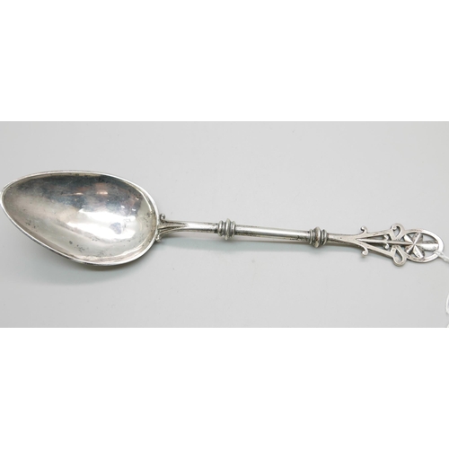 891 - A Swedish silver spoon stamped GFR for Gustav Fredrik Richter, Stockholm, 57.1g