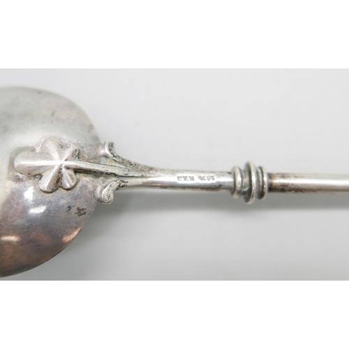 891 - A Swedish silver spoon stamped GFR for Gustav Fredrik Richter, Stockholm, 57.1g