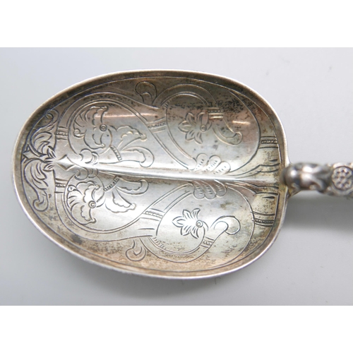 892 - A silver anointing spoon, Elkington & Co. Ltd., Birmingham 1908, 49.4g