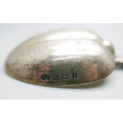 892 - A silver anointing spoon, Elkington & Co. Ltd., Birmingham 1908, 49.4g