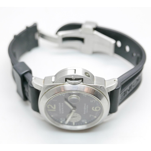 908 - A Panerai Luminor Marina automatic wristwatch, OP 6553-BB 1057157-E1716/4000, with box and papers