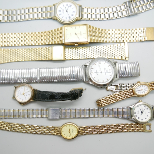 936 - A collection of wristwatches including Sekonda, Limit, etc.