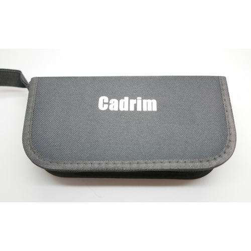 937 - A Cadrim watch tool kit, cased