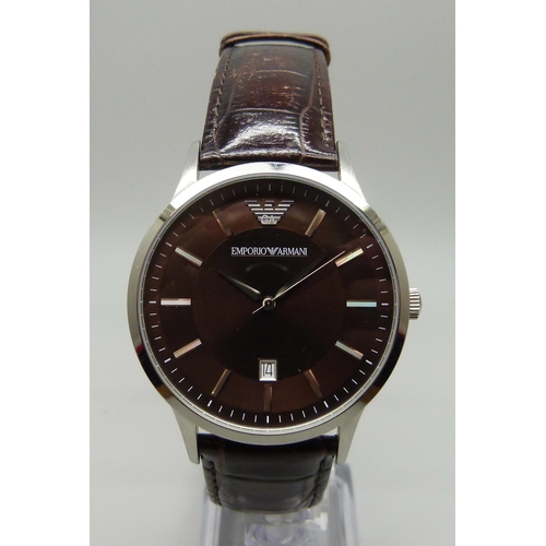 970 - A gentleman's Emporio Armani wristwatch