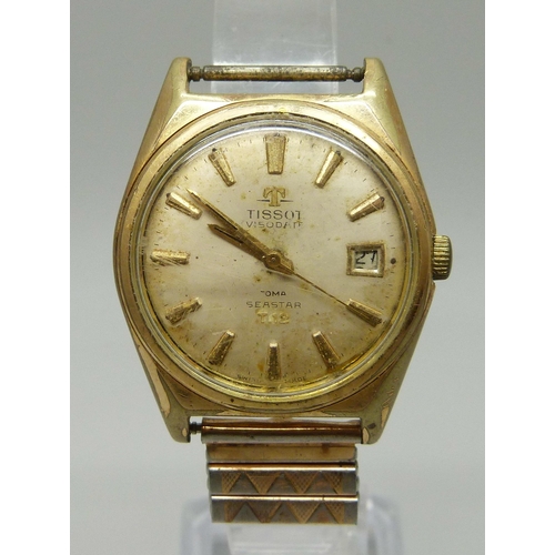 993 - A gentleman's Tissot Visodate wristwatch