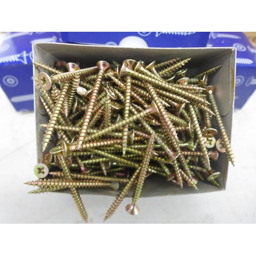 2011 - 25 Boxes of approximately 200 per box Chippy Screw wood and chipboard screws - 4.0 x 50mm