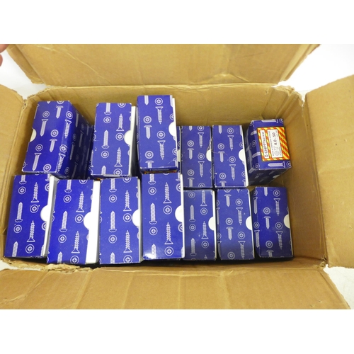 2011 - 25 Boxes of approximately 200 per box Chippy Screw wood and chipboard screws - 4.0 x 50mm