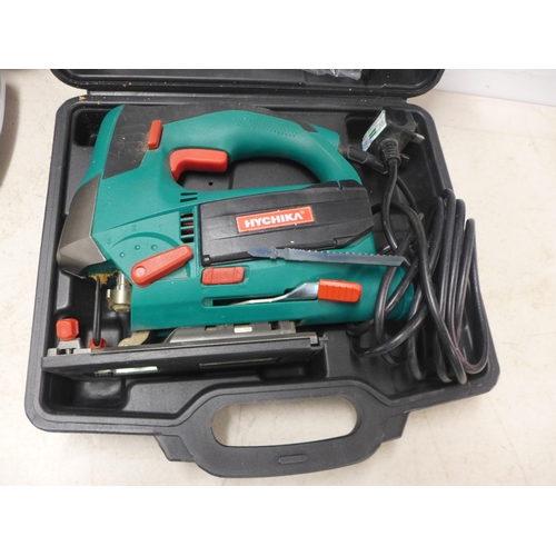 2029 - 5 Assorted power tools including a Bosch (PSB1800LI-2) 18v cordless drill with battery and charger i... 