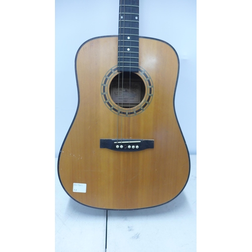 2054 - A Fender DG-5CEBLK single cut away black acoustic guitar and a Tanglewood Indiana Glastonbury acoust... 