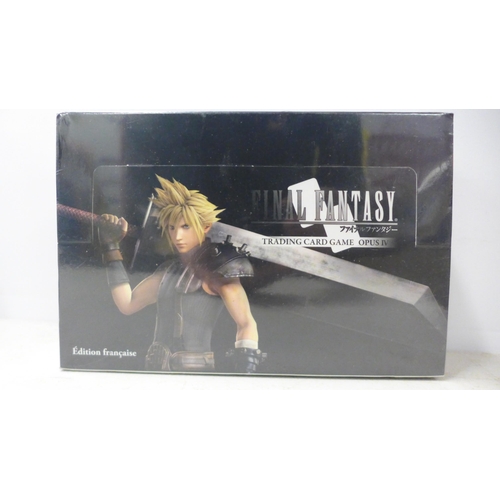 2073 - A large collection of foreign language Final Fantasy trading cards including 5 boxes of Opus VII tra... 