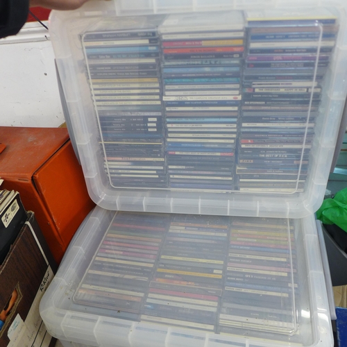 4 Boxes of assorted CDs, approx. 200 in total, across all types of music