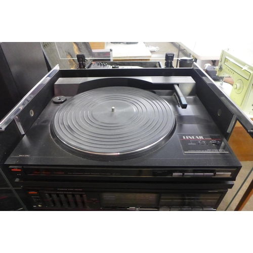 2111 - A Fisher Hifi system including Mt870 full automatic linear tracking turntable, A CA-860 integrated s... 