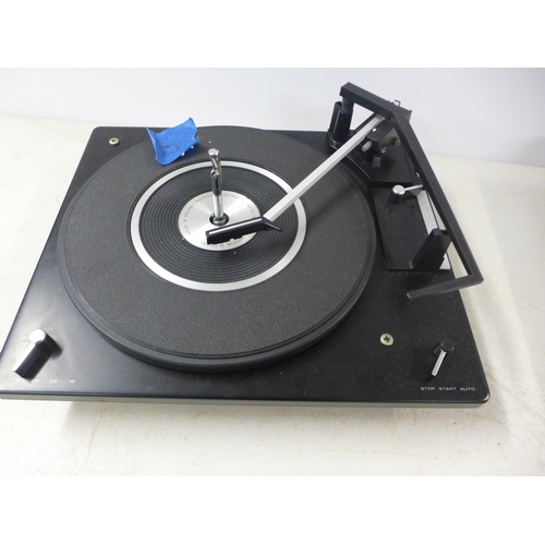 2113 - Three unmounted turntables including Garrard 6300, a Glenburn MS10024/19 and one Prem West German