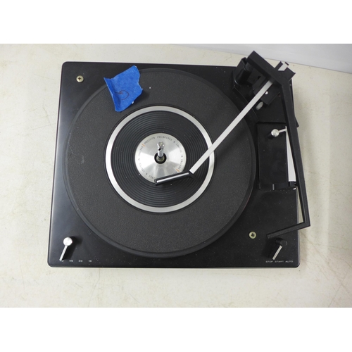 2113 - Three unmounted turntables including Garrard 6300, a Glenburn MS10024/19 and one Prem West German