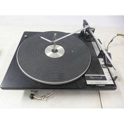 2113 - Three unmounted turntables including Garrard 6300, a Glenburn MS10024/19 and one Prem West German