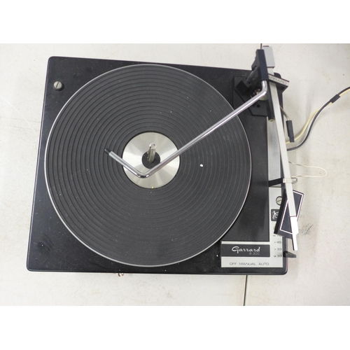 2113 - Three unmounted turntables including Garrard 6300, a Glenburn MS10024/19 and one Prem West German