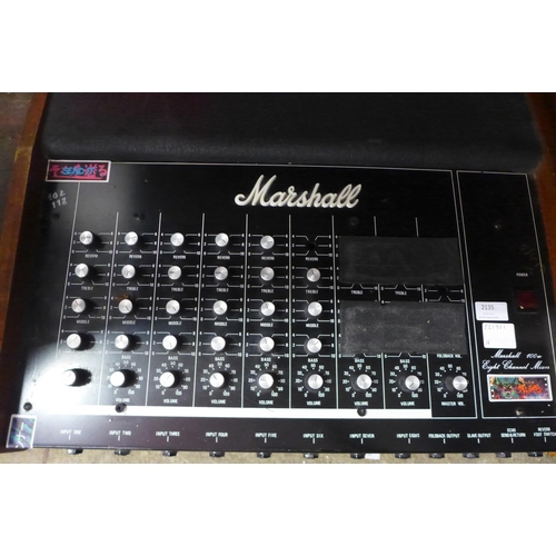 2135 - A Marshall 100W eight channel mixer