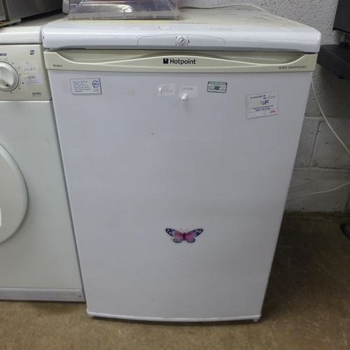 2162 - A Hotpoint Ice Diamond (RLAV21) under counter fridge