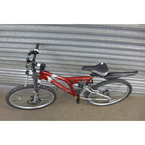 2180 - A gent's Apollo Eco 7005 aluminium framed bike with full suspension and front disc brake  - Police r... 