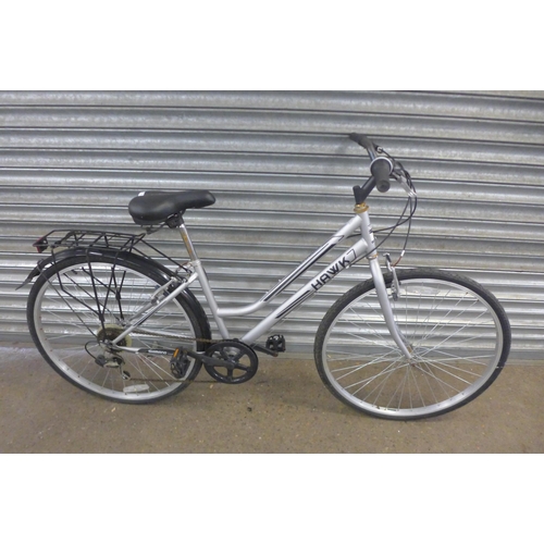 2182 - A women's Hawk Bordeaux hybrid bike