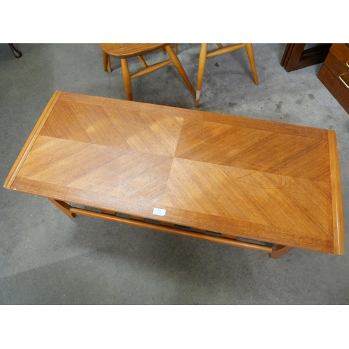 21 - A Myer teak rectangular coffee table