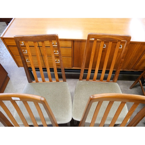 27 - A set of four G-Plan Fresco teak dining chairs