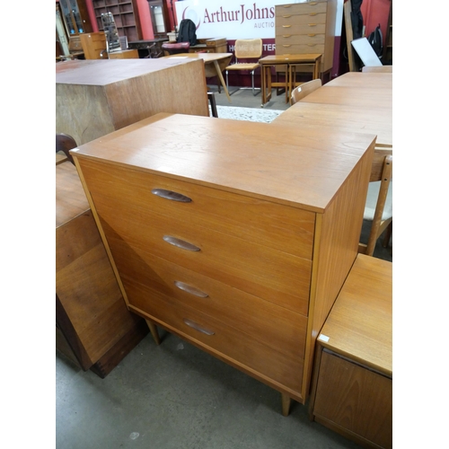 67 - An Austin Suite teak chest of drawers