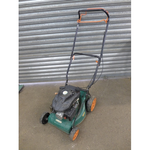 2236 - A Q-Garden (QGLSP400) push petrol lawn mower with an OHV 99cc 4 stroke overhead valve petrol engine