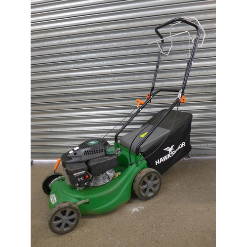 2239 - A Hawksmoor 8185 (XS240B) petrol driven lawn mower with a 40cm cutting width