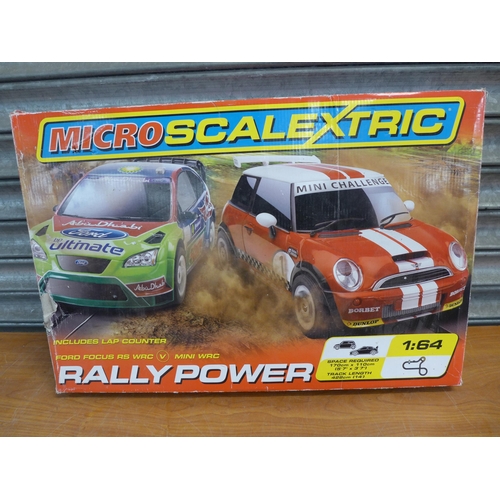 2265 - Slot racing games including Scalextric 500, Micro Scalextric Rally Power and Micro Super Formula 1